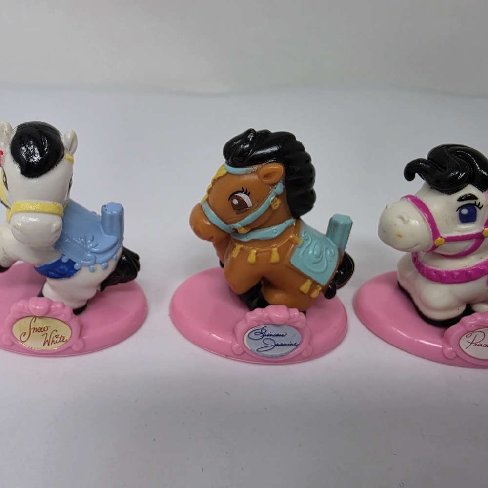 Disney Princess Horse Figurines Lot of 3
